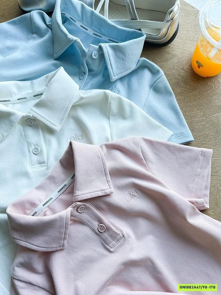 POLO CROPTOP THÊU OLA 25D156 AMBB