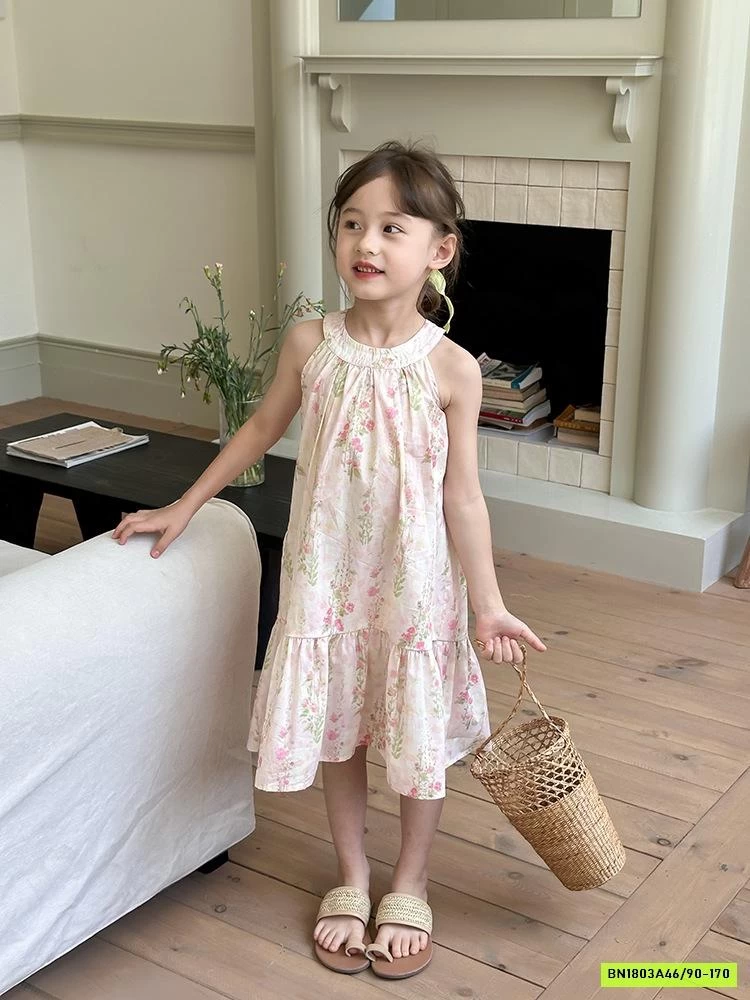 MAXI CỔ YẾM HOA NHÍ 24W024 AMBB