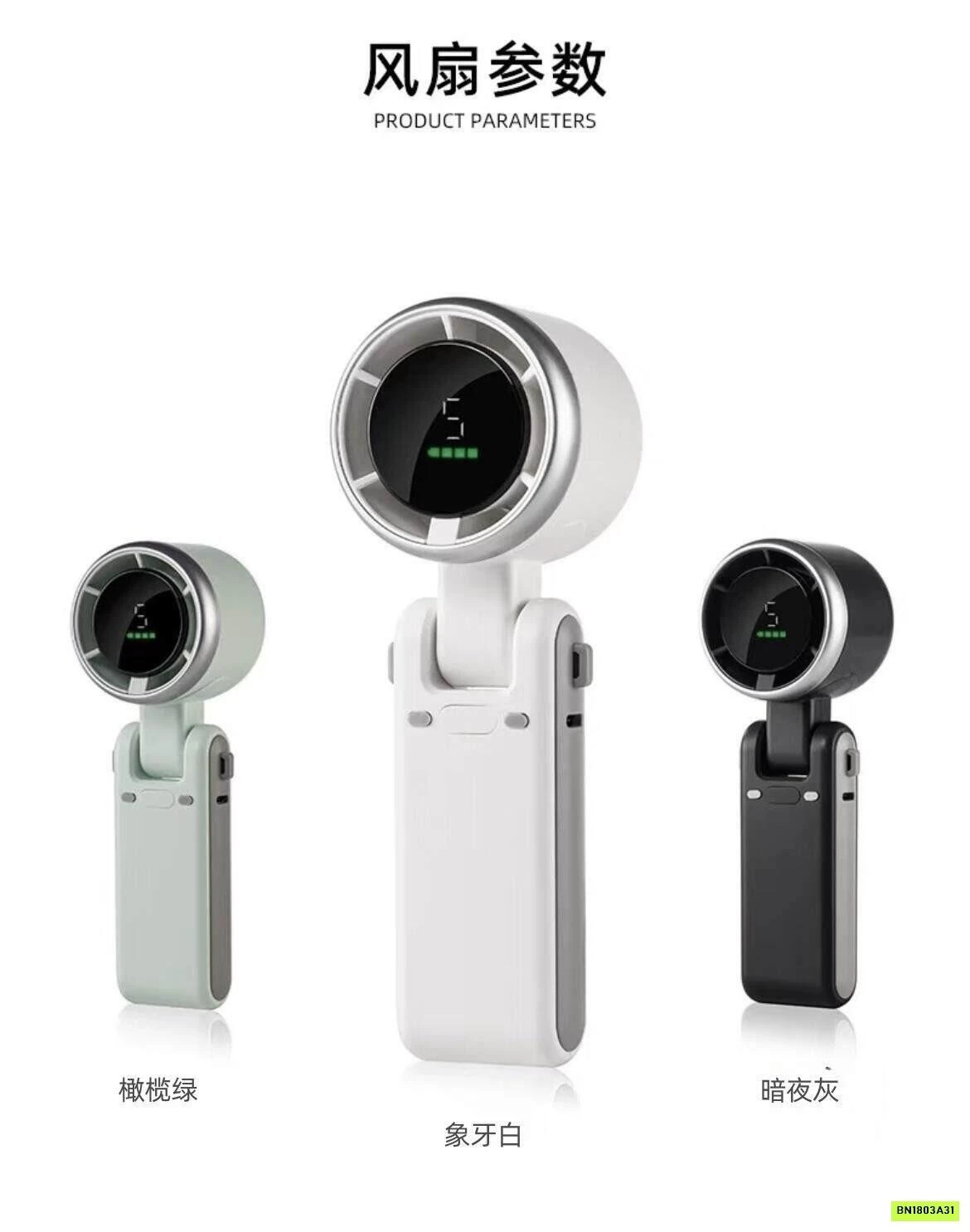 QUẠT MINI GẤP GỌN ĐEO CỔ