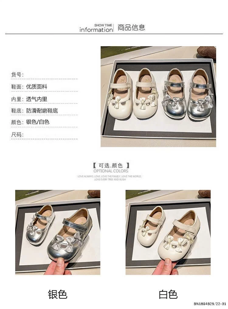 GIÀY BÚP BÊ NƠ ĐÍNH NGỌC