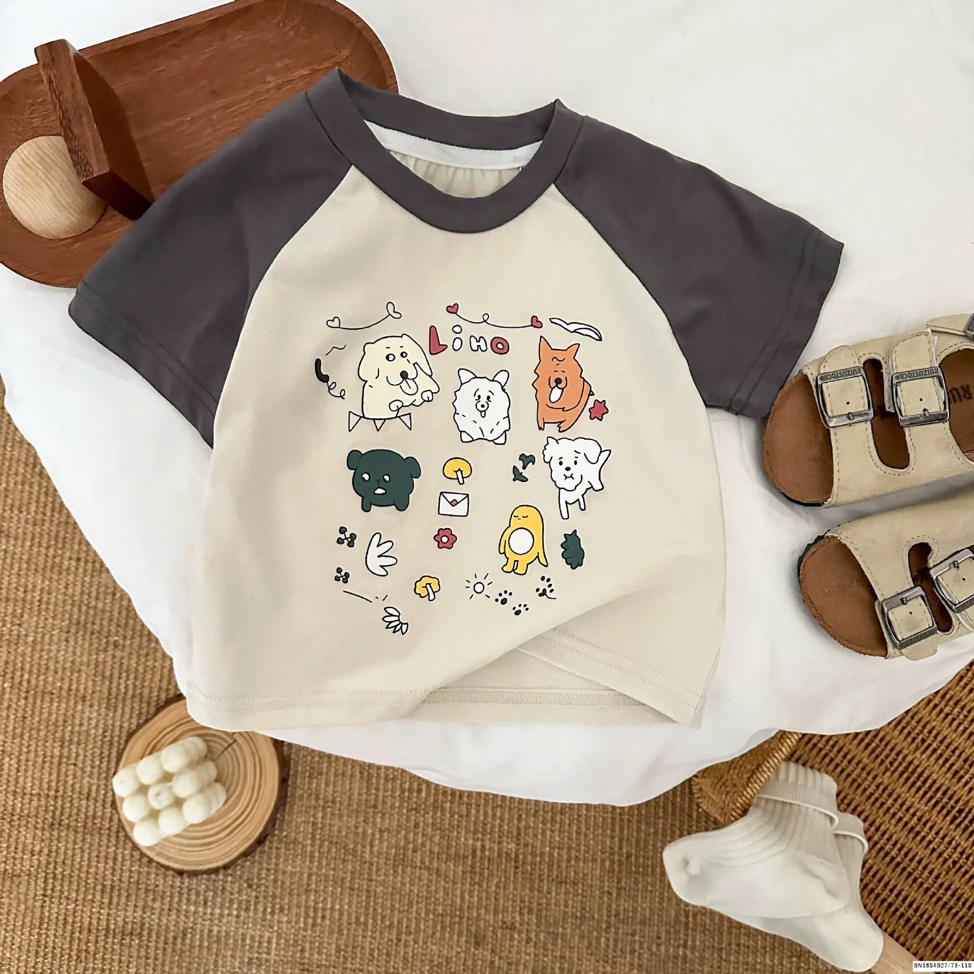 ÁO THUN PHỐI MÀU SZ NHÍ