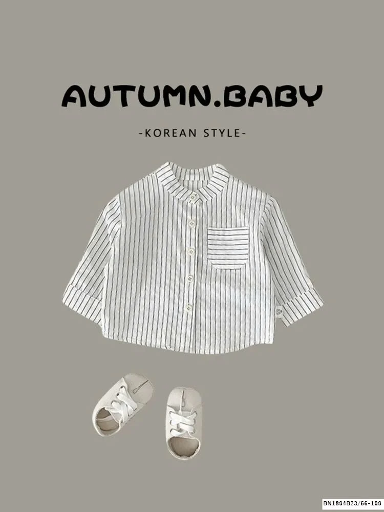 ÁO SƠ MI KẺ SỌC SZ NHÍ