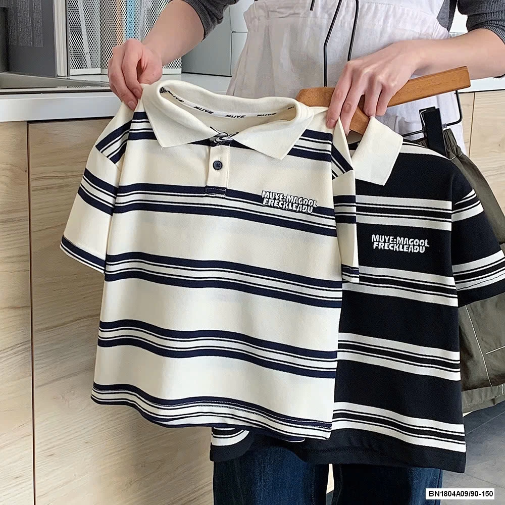 POLO KER NGANG THÊU CHỮ