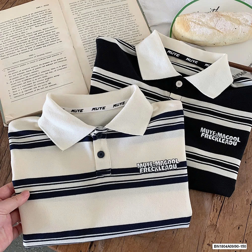 POLO KER NGANG THÊU CHỮ