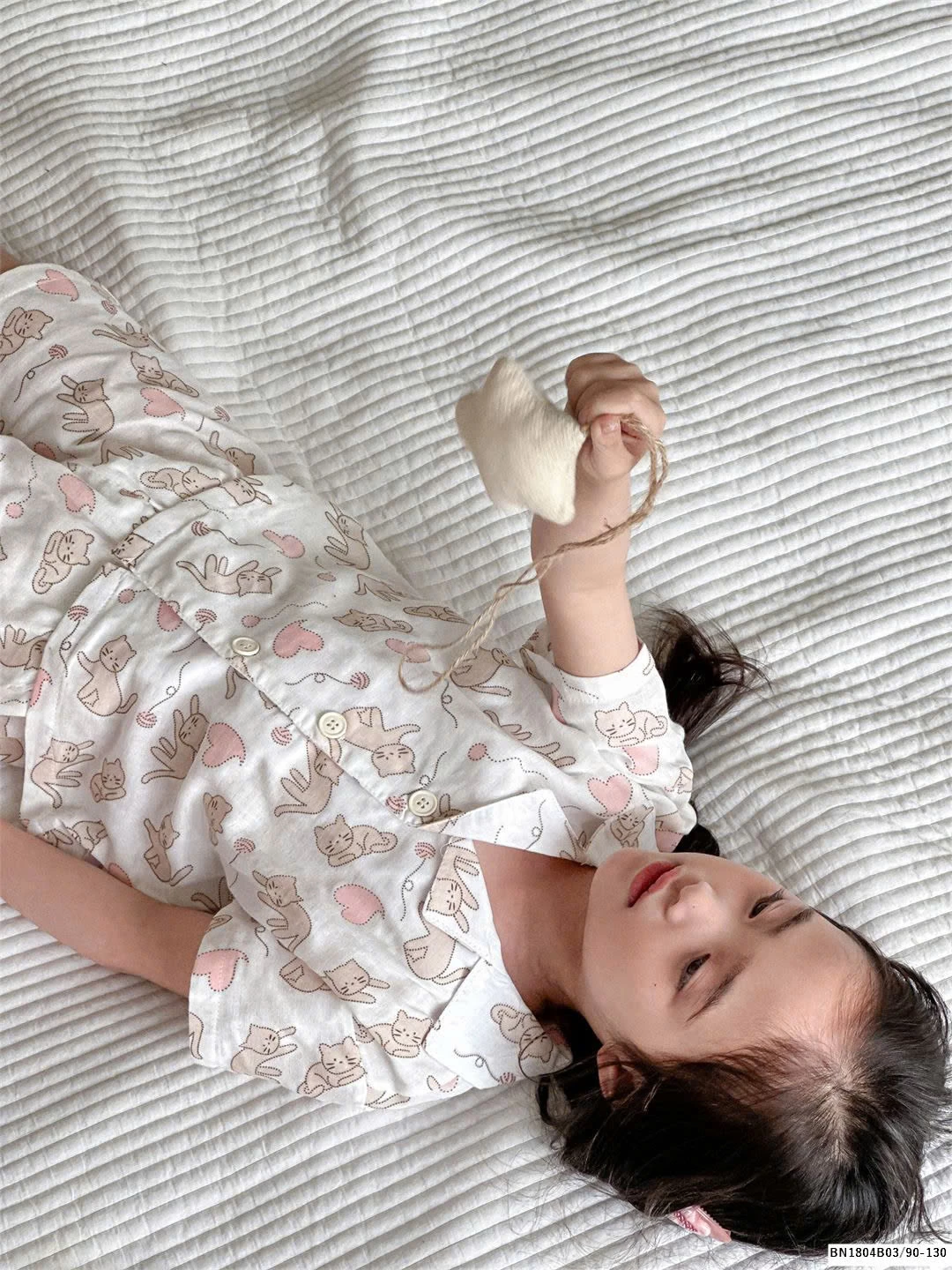 BỘ PIZAMA CỘC TAY MẸ BÉ