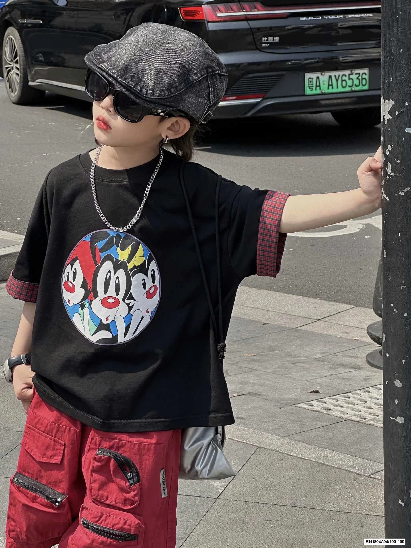 ÁO MICKEY MIX SHORT ĐỎ