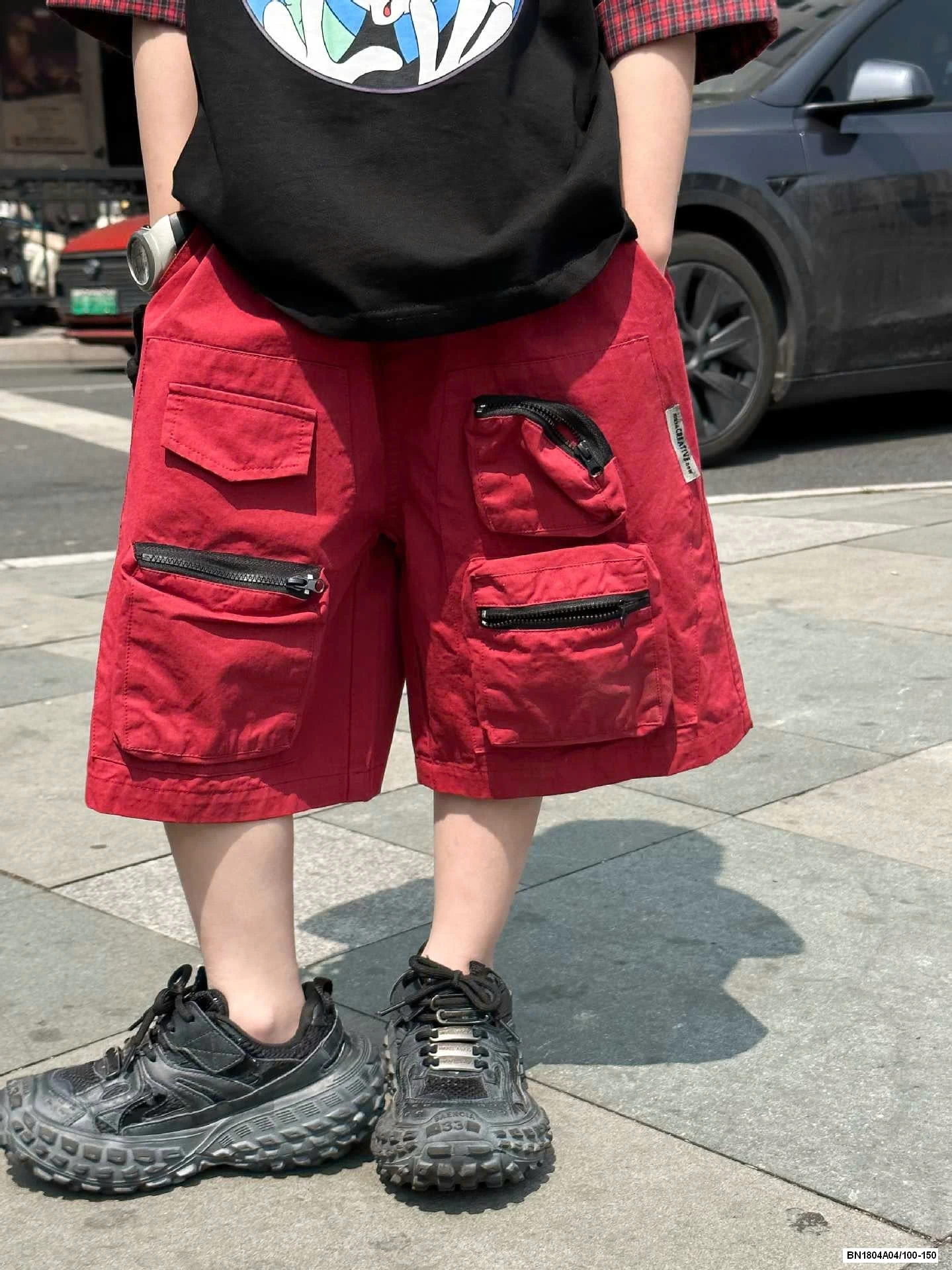 ÁO MICKEY MIX SHORT ĐỎ