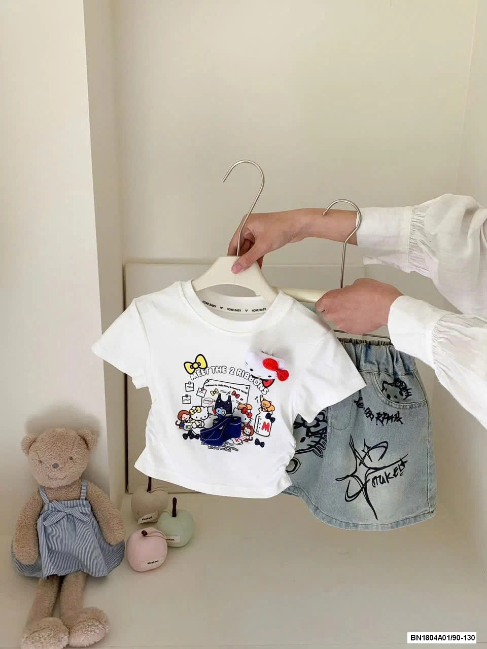 SÉT ÁO KITTY MIX CV JEANS
