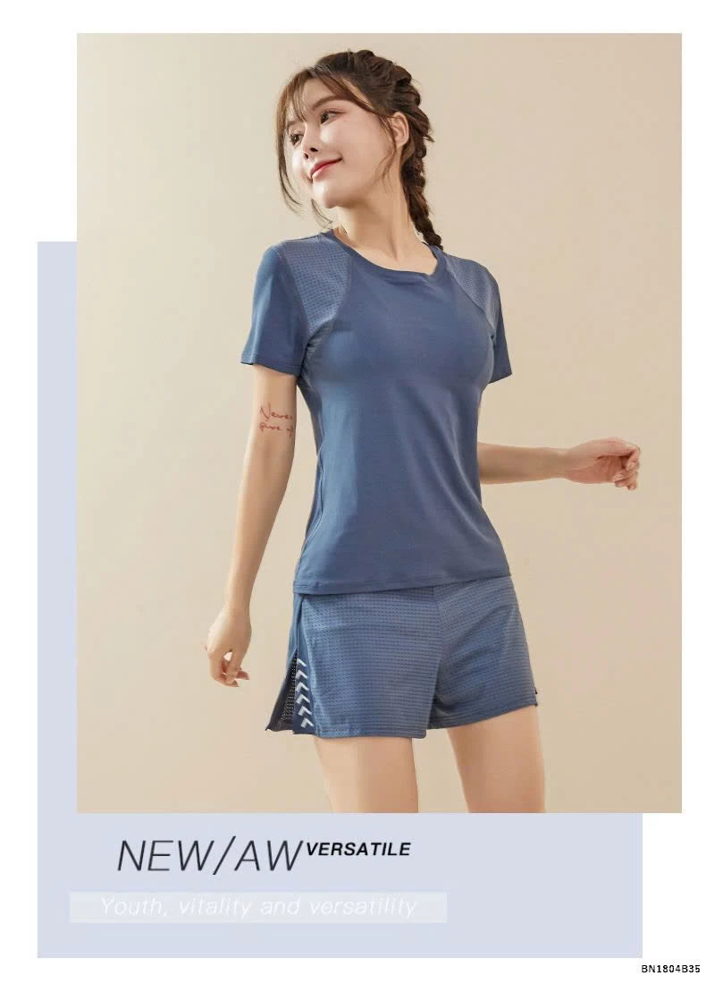 BỘ ĐỒ TẬP NỮ TRƠN MÀU