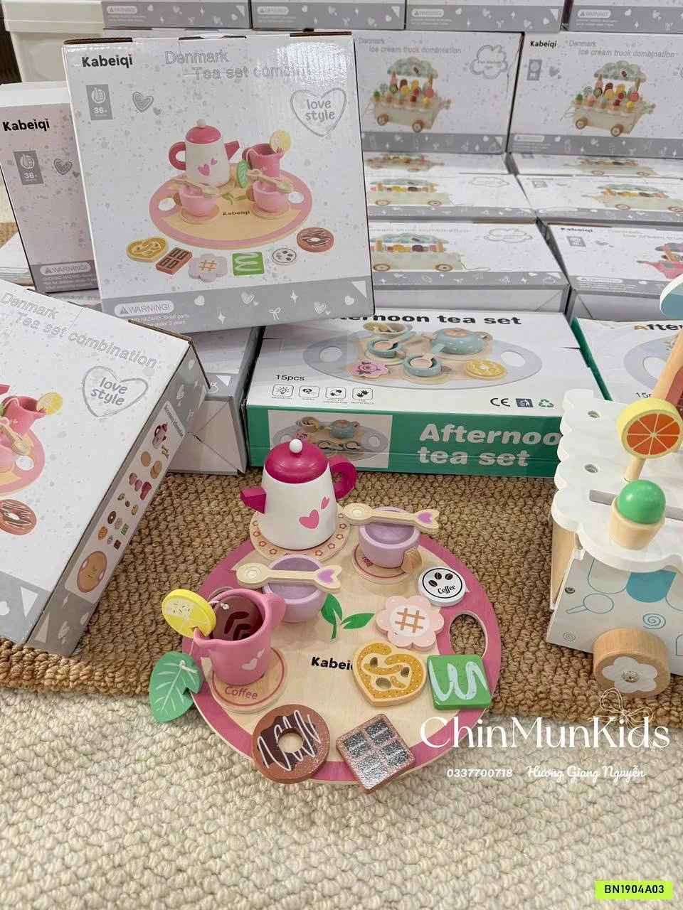 BỘ ĐỒ CHƠI GỖ TRÀ CHIỀU