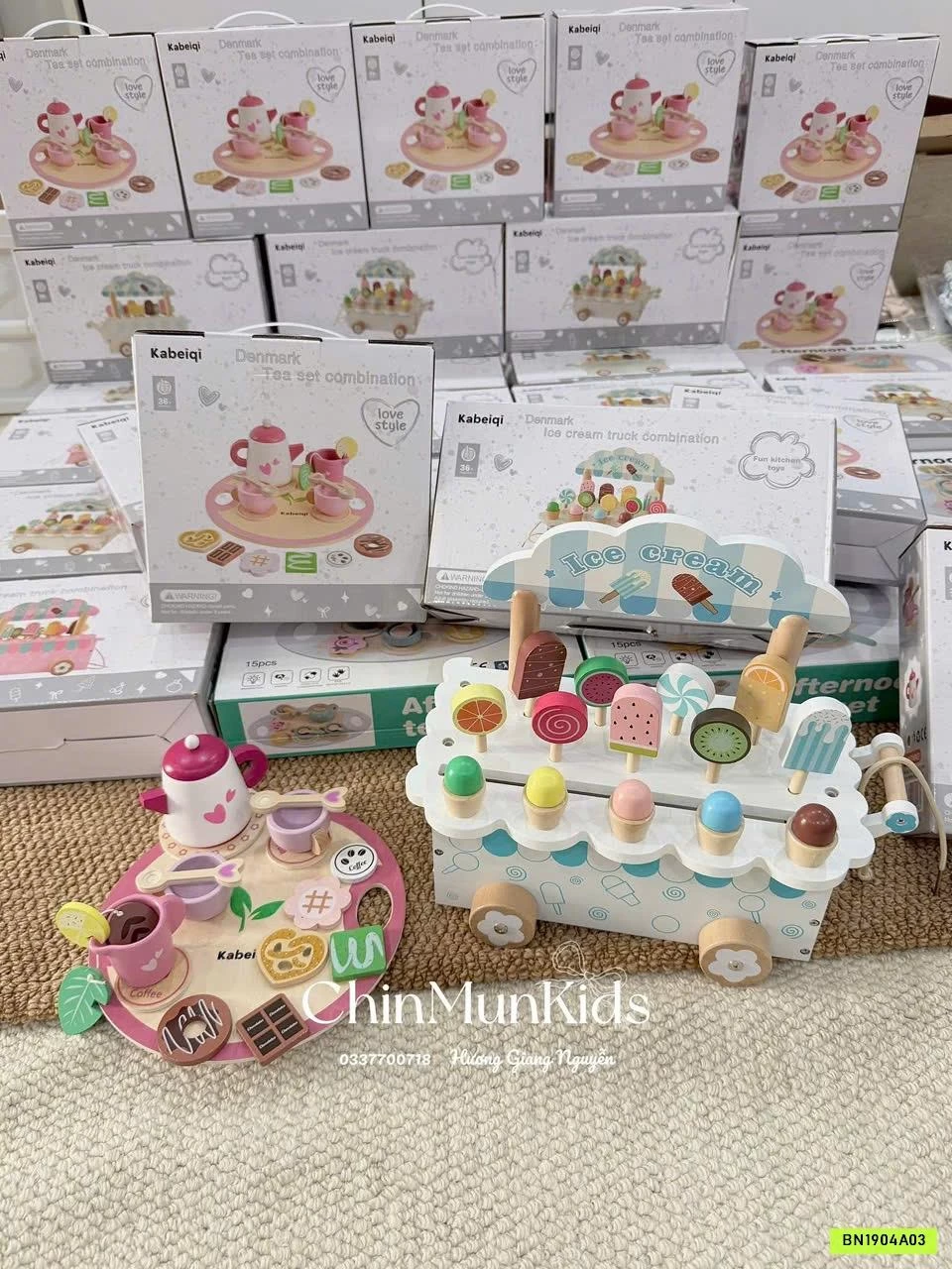 BỘ ĐỒ CHƠI GỖ TRÀ CHIỀU