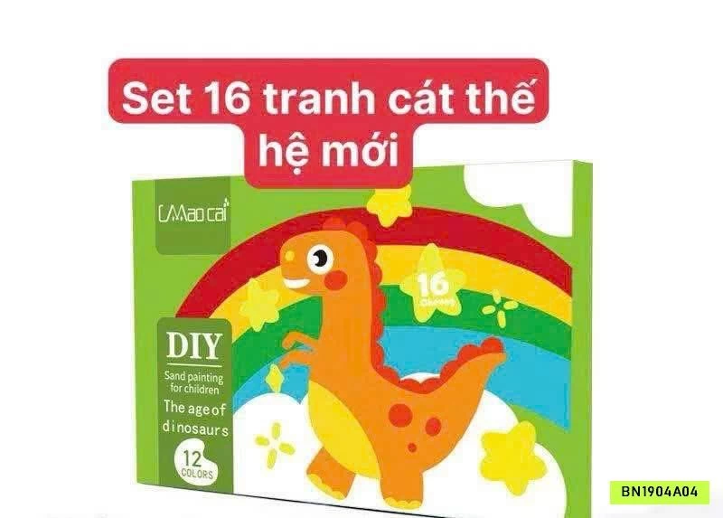 SET TRANH CÁT 13 HÌNH