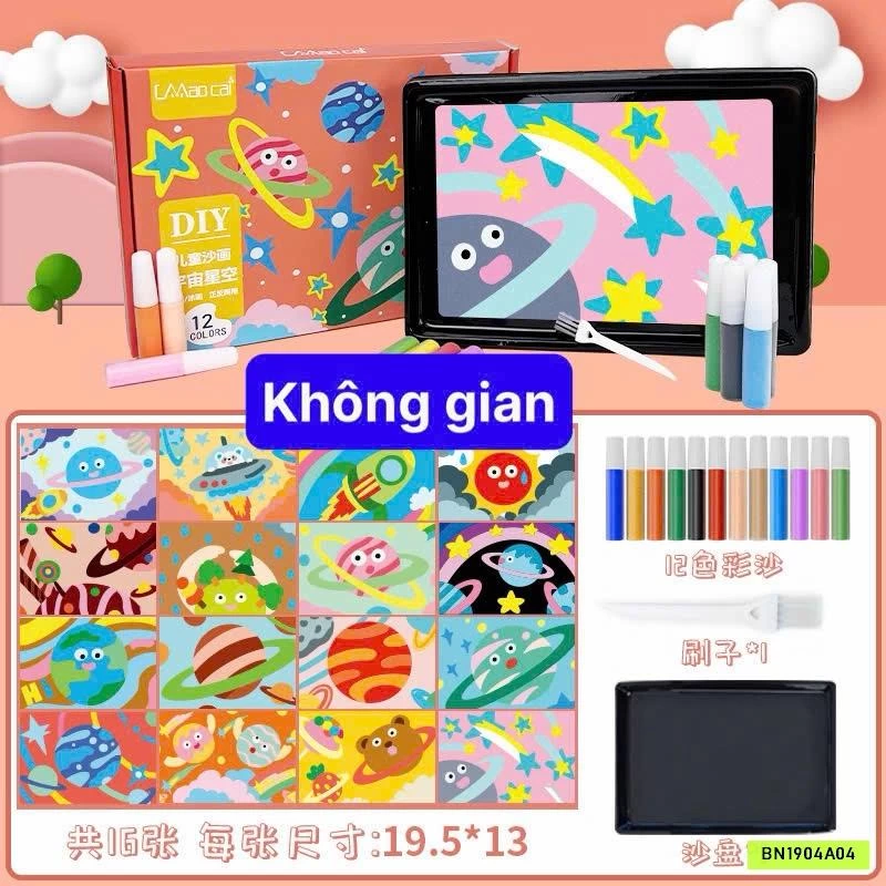 SET TRANH CÁT 13 HÌNH