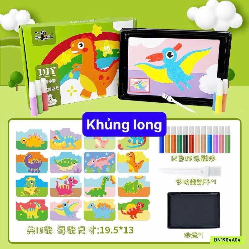 SET TRANH CÁT 13 HÌNH