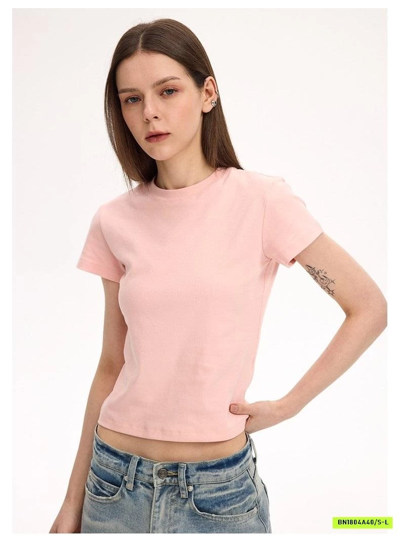 ÁO PHÔNG TRƠN DÁNG ÔM UNF T1012