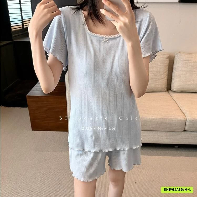 BỘ COTTON GIẤY MẶC NHÀ SONGFEI