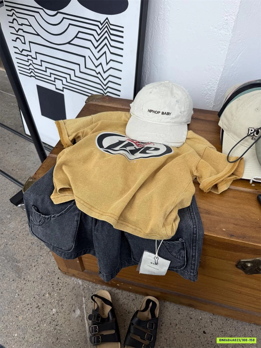 SHORT JEANS TÚI NỔI