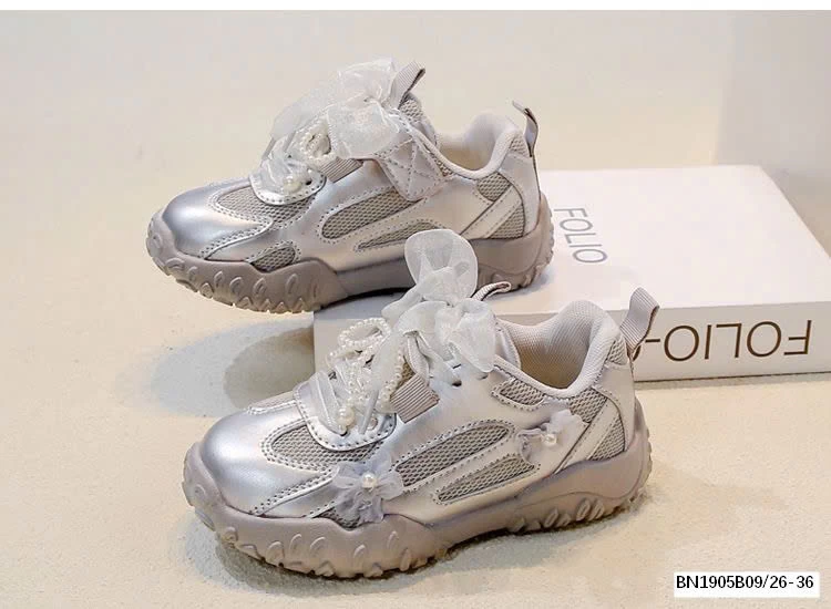 GIÀY THỂ THAO PHỐI NƠ BÉ GÁI