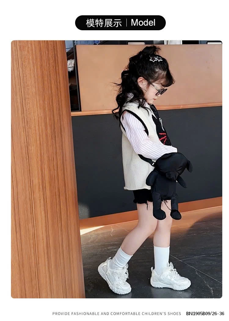 GIÀY THỂ THAO PHỐI NƠ BÉ GÁI