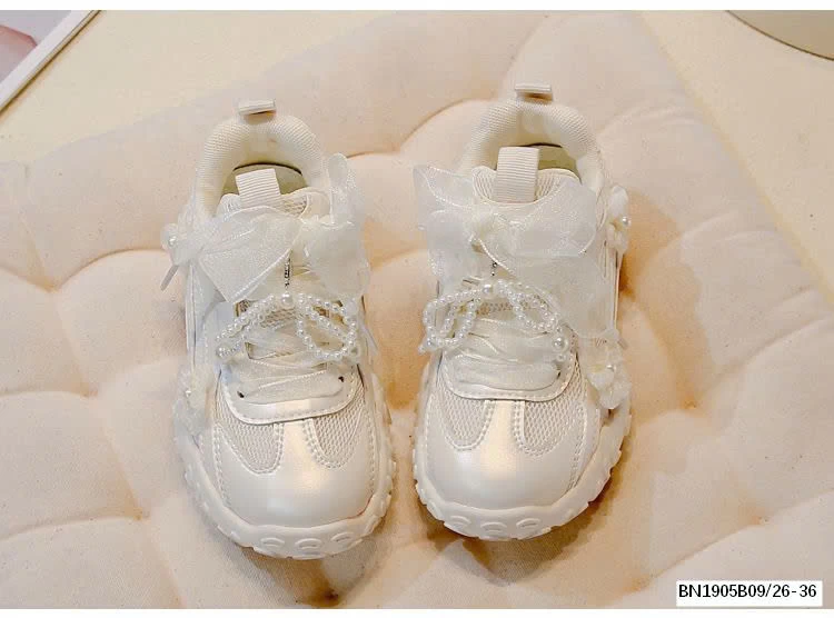 GIÀY THỂ THAO PHỐI NƠ BÉ GÁI