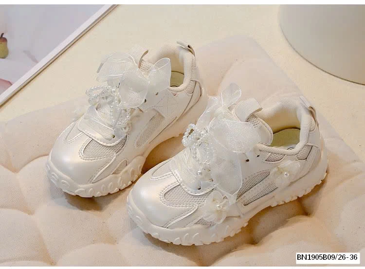 GIÀY THỂ THAO PHỐI NƠ BÉ GÁI