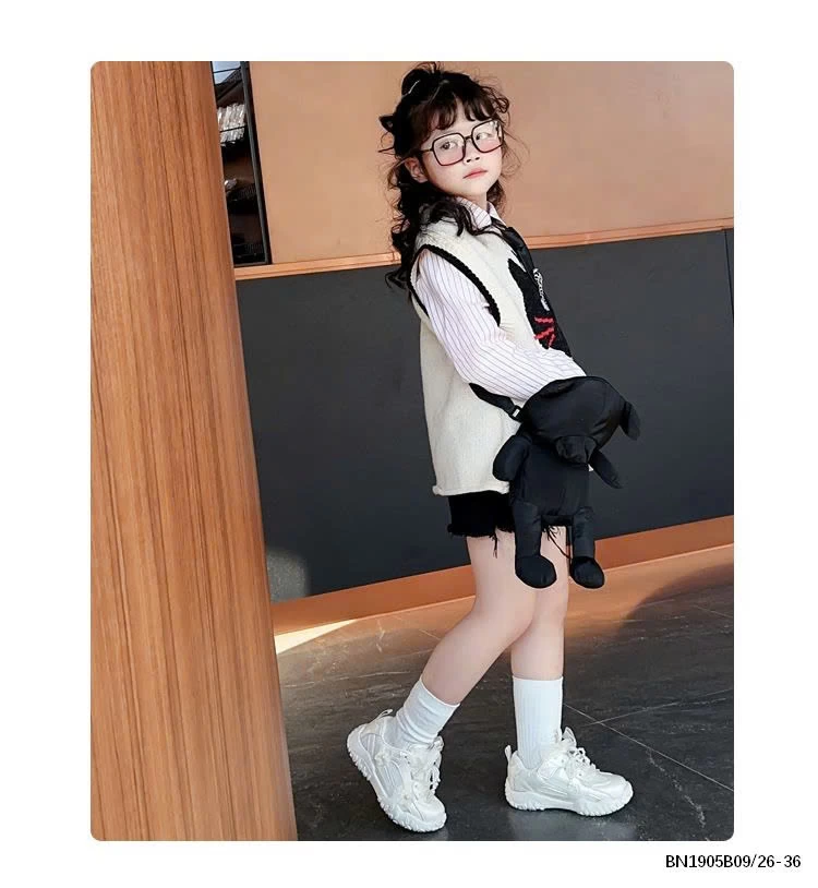 GIÀY THỂ THAO PHỐI NƠ BÉ GÁI