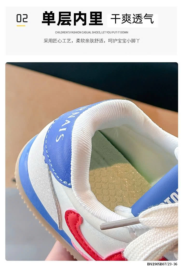 GIÀY THỂ THAO PHỐI MÀU CHO BÉ