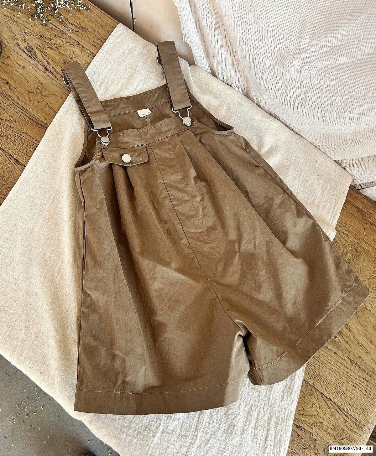 ÁO THUN BA LỖ MIX QUẦN YẾM NÂU