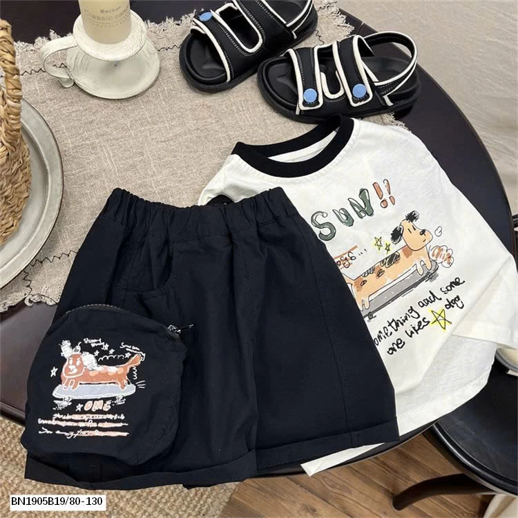 SÉT BỘ BALO CÚN IN CHỮ SUN