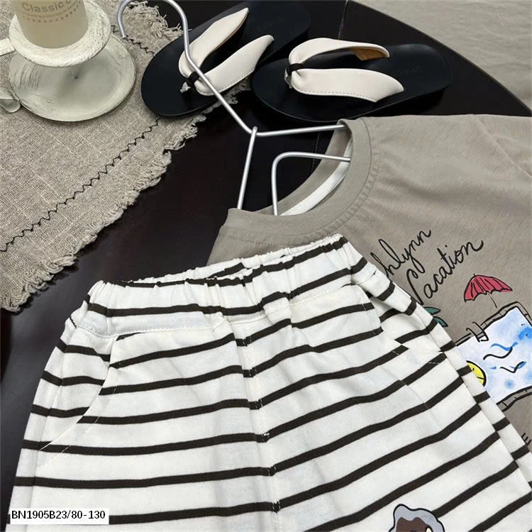 SÉT COTON IN HÌNH ĐI BIỂN