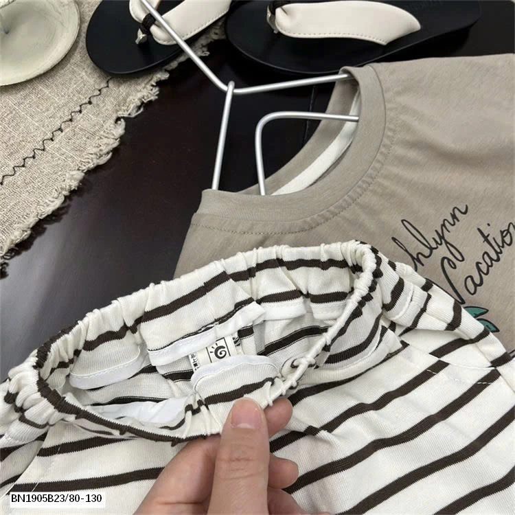 SÉT COTON IN HÌNH ĐI BIỂN