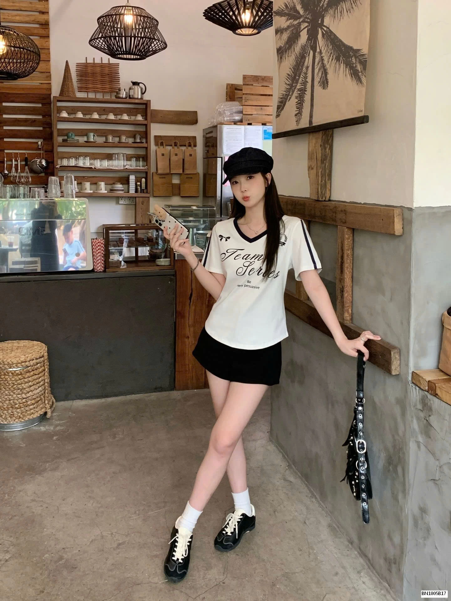 ÁO THUN KẺ TAY TEAMSERIES