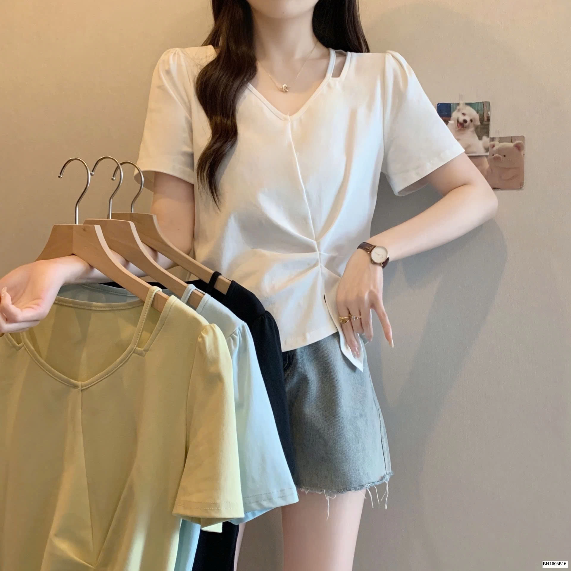 ÁO THUN IN HÌNH NƠ DÀI