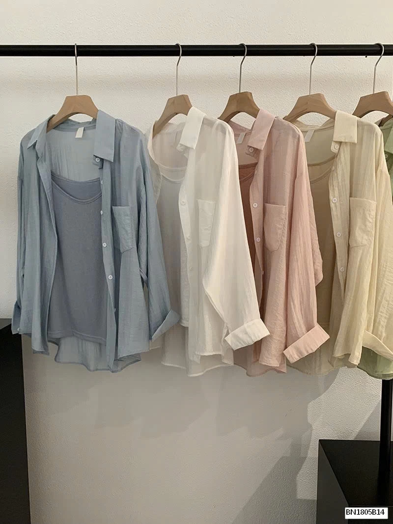 ÁO SƠ MI CHỐNG NẮNG THỜI TRANG