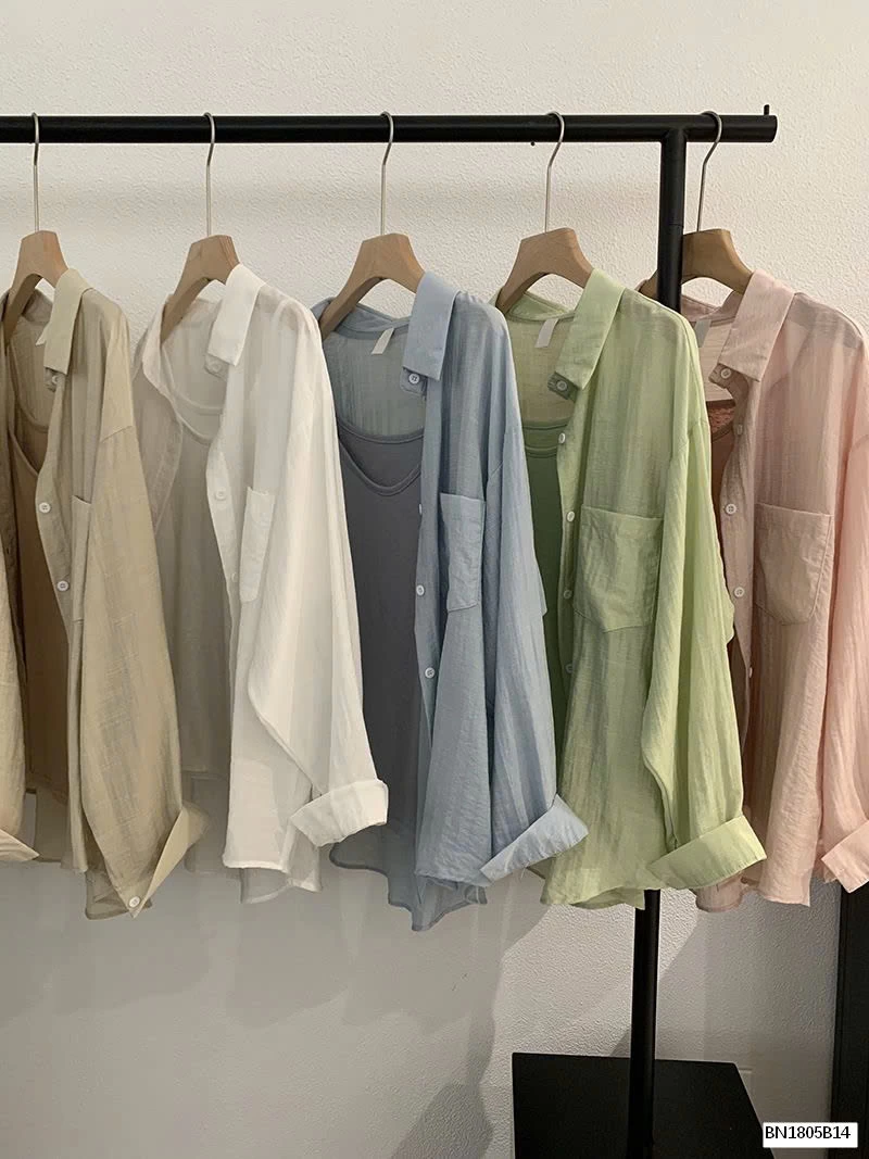 ÁO SƠ MI CHỐNG NẮNG THỜI TRANG