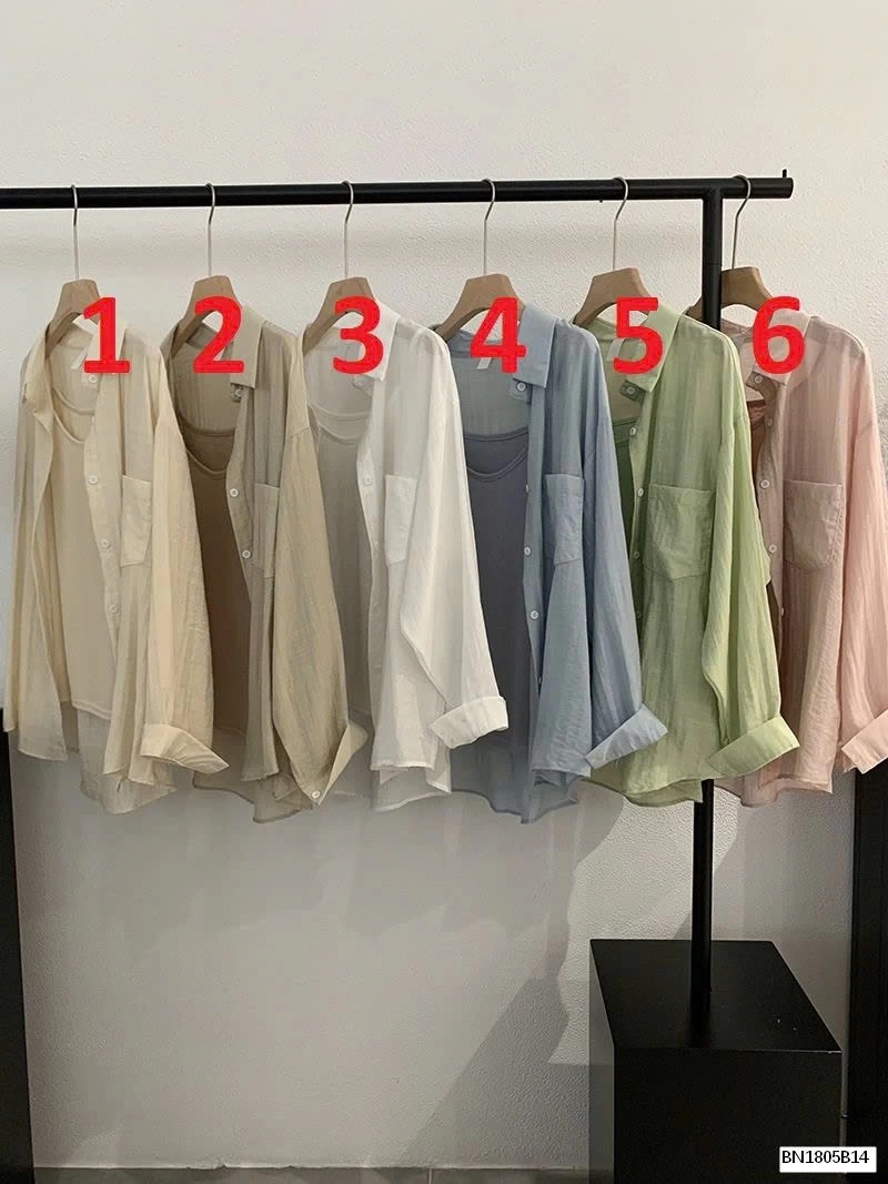 ÁO SƠ MI CHỐNG NẮNG THỜI TRANG