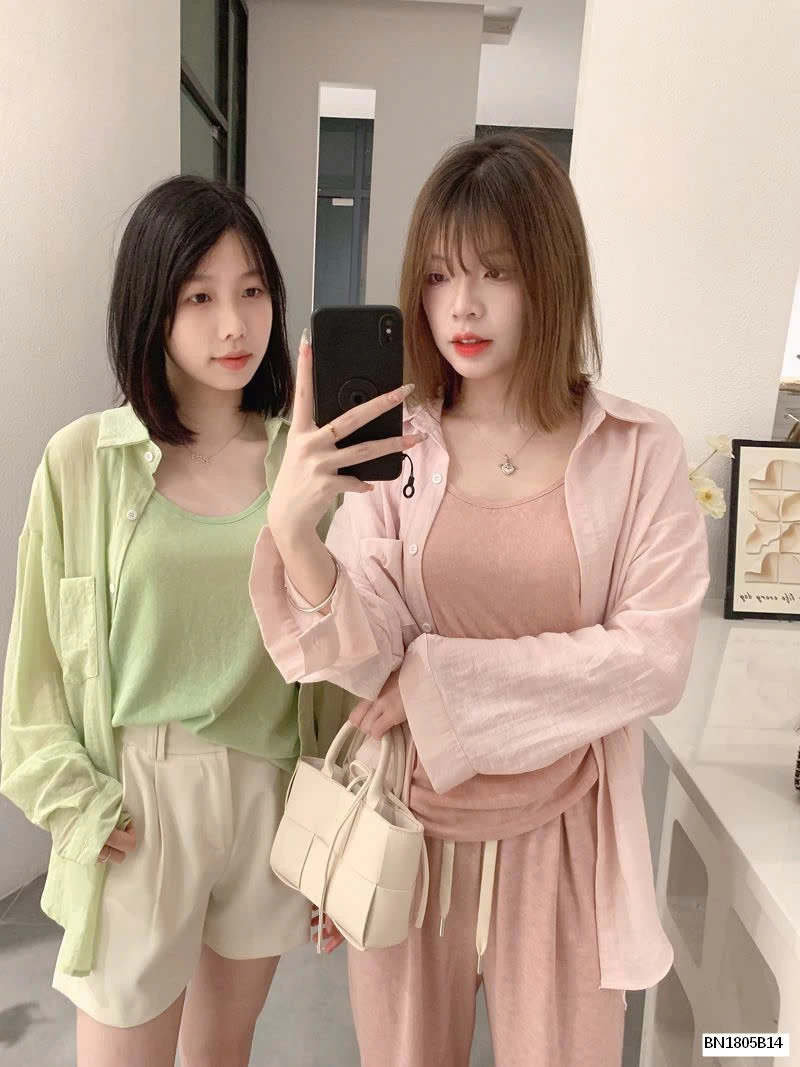 ÁO SƠ MI CHỐNG NẮNG THỜI TRANG