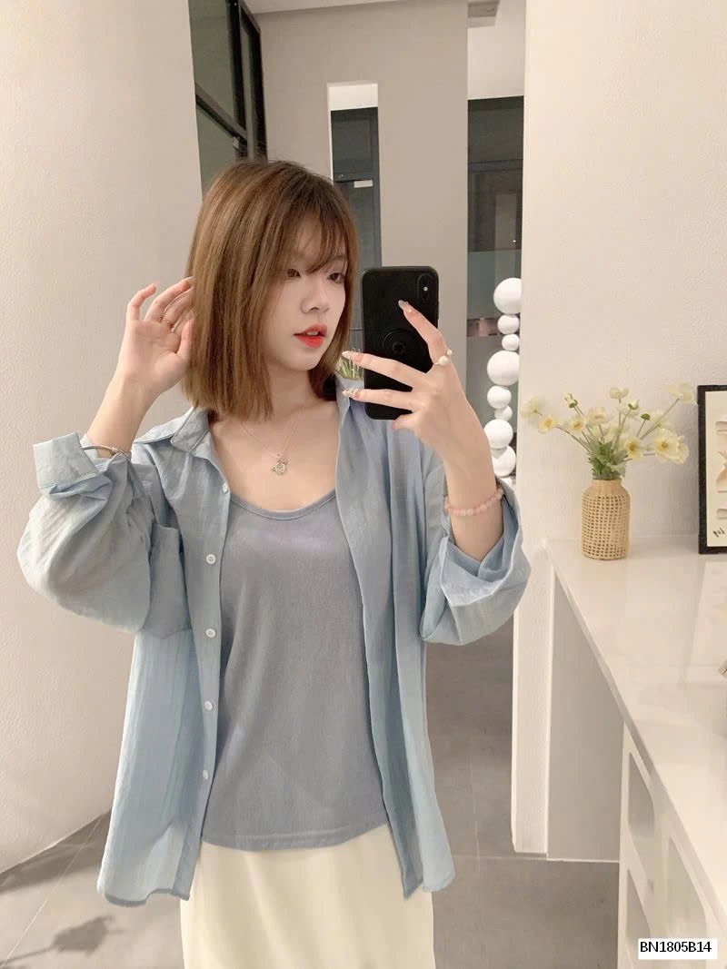 ÁO SƠ MI CHỐNG NẮNG THỜI TRANG
