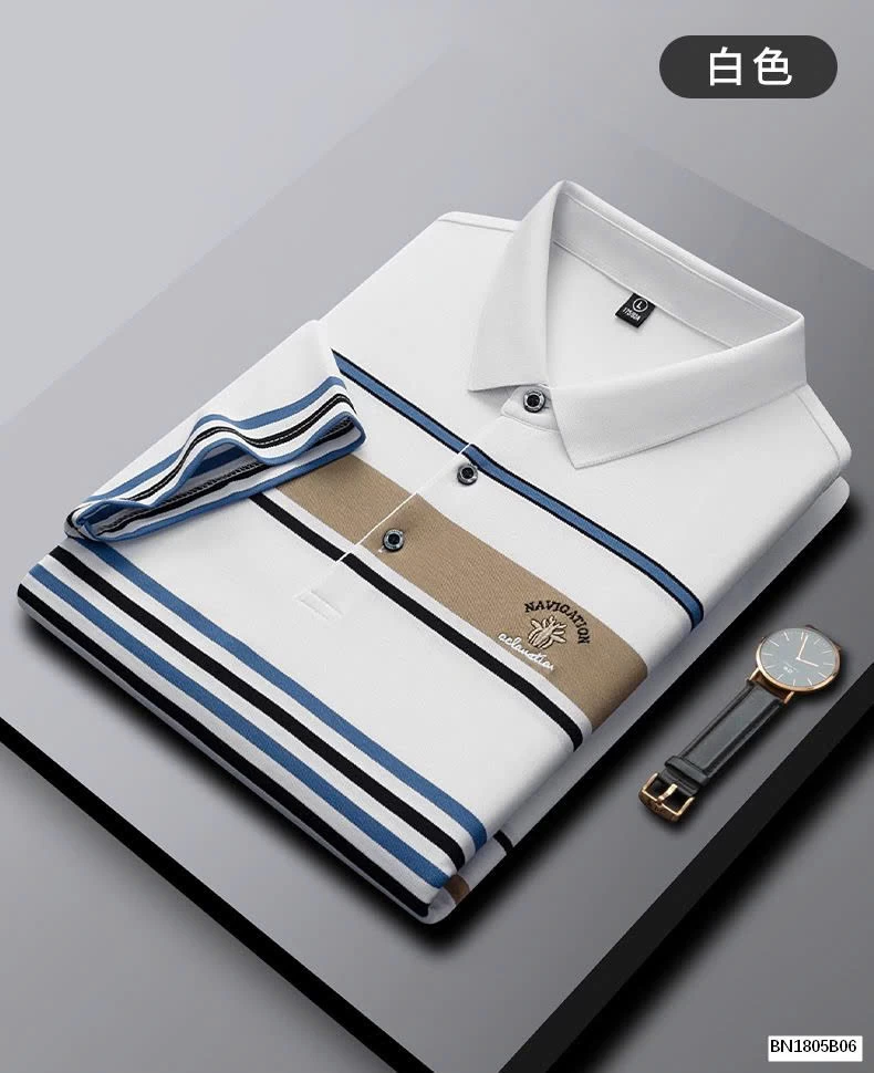 ÁO POLO NAM PHỐI KẺ NGANG