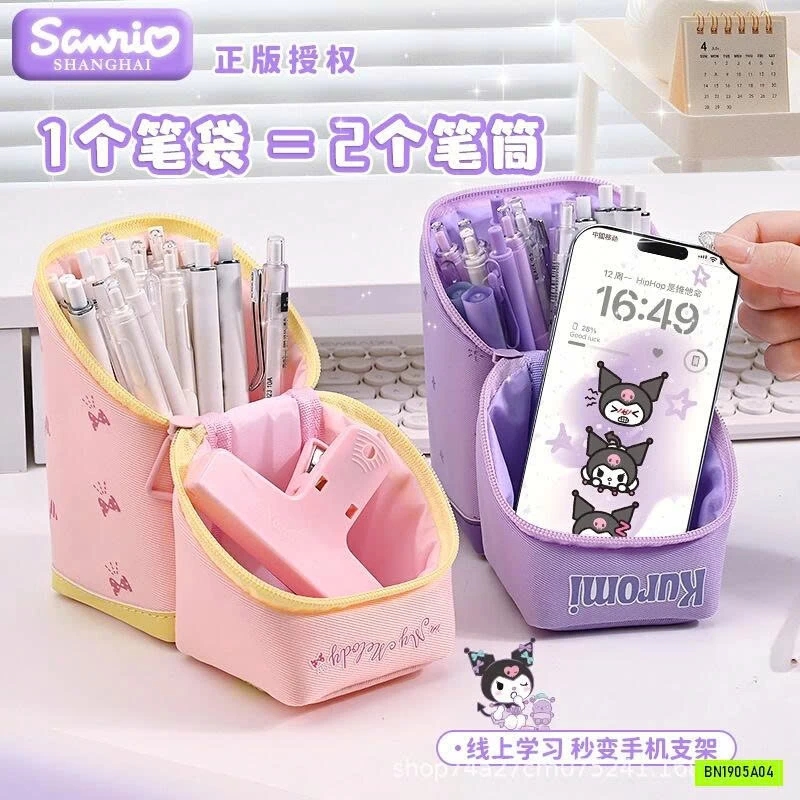 HỘP BÚT ỐNG CANVAS HOẠT HÌNH