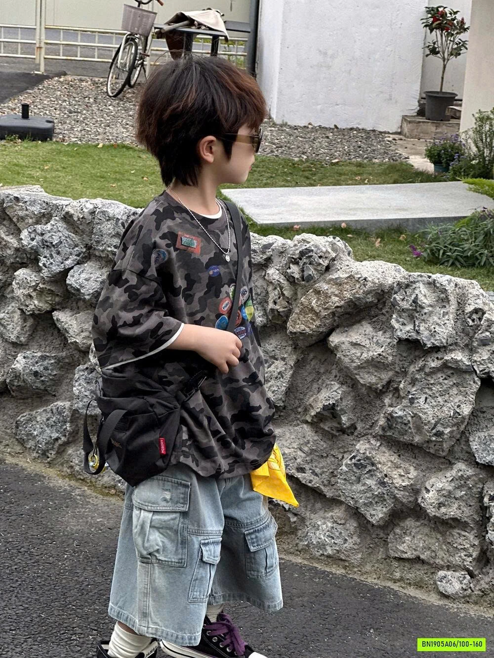ÁO RẰN RI MIX SHORT JEANS AFTE