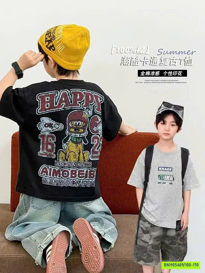 ÁO THUN IN HÌNH LƯNG 26B163 AMBB