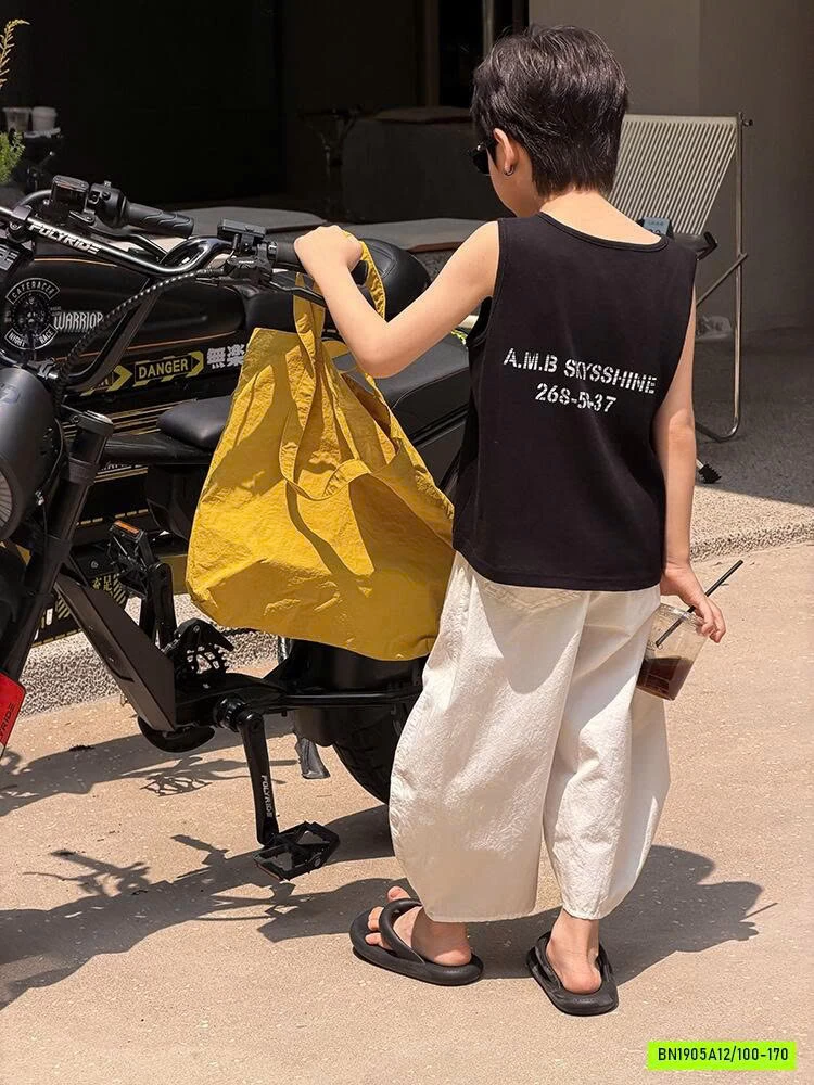 ÁO SÁT NÁCH ĐEN IN CHỮ 26C098 AMBB