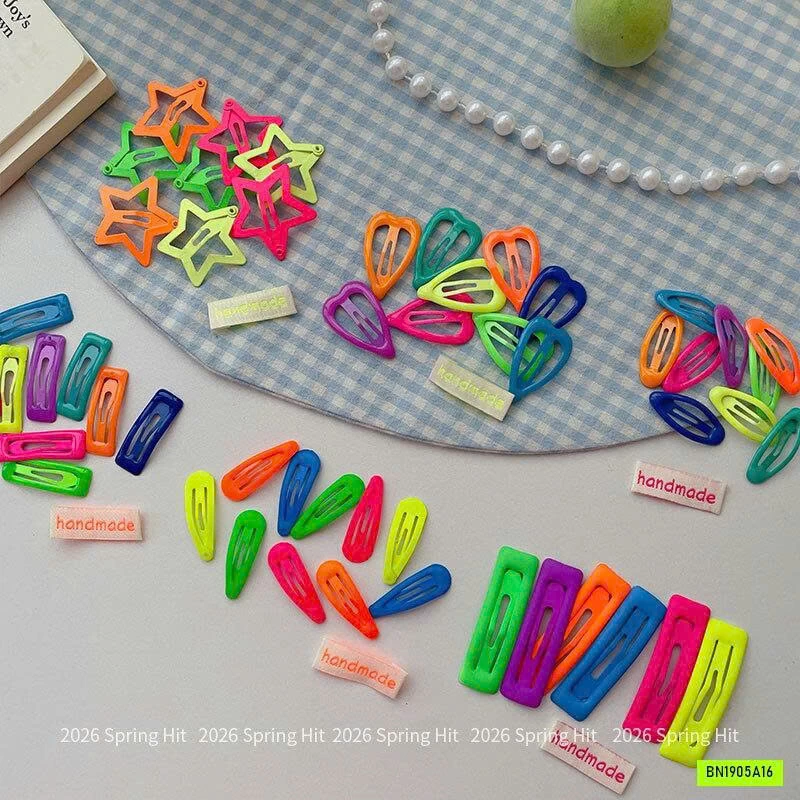 SÉT 9 KẸP TÓC NEON