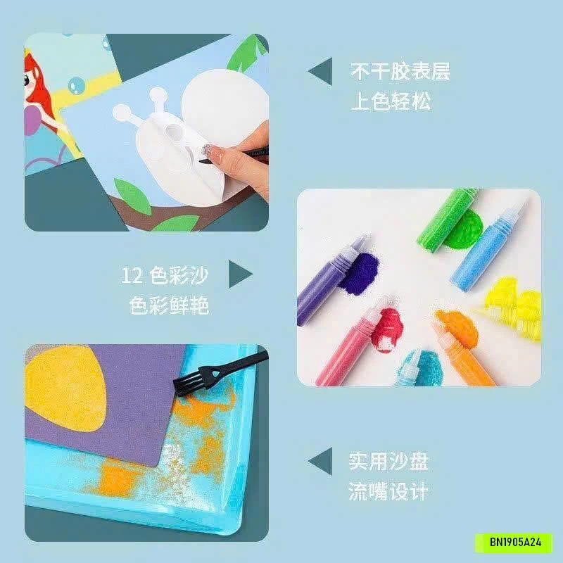 SET TRANH CÁT 16 HÌNH