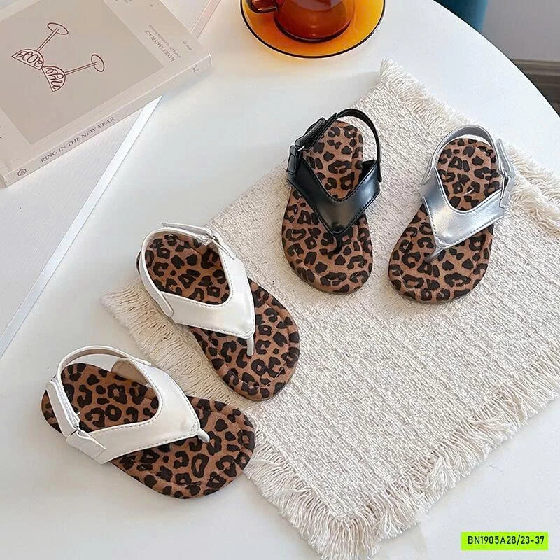 SANDAL XỎ NGÓN DA BEO