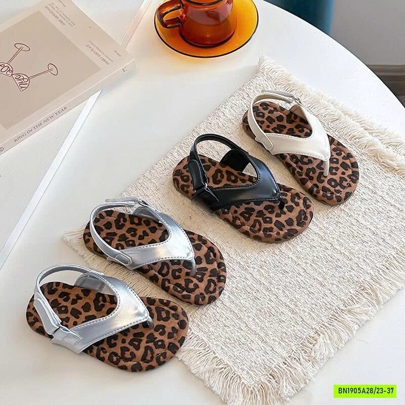 SANDAL XỎ NGÓN DA BEO