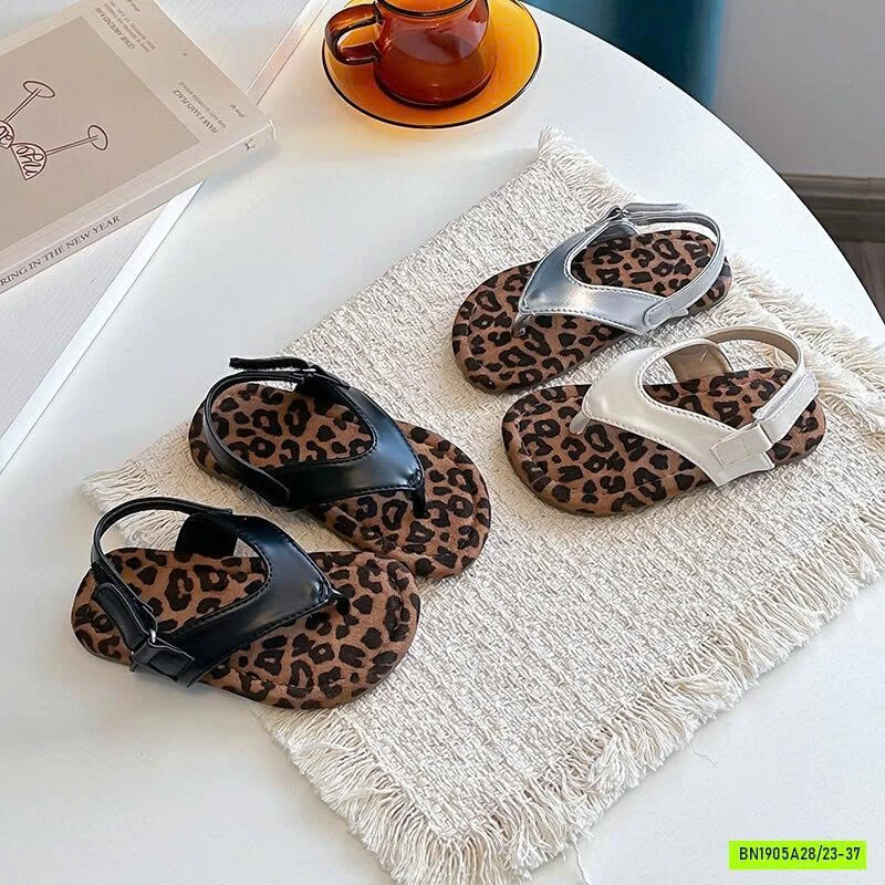 SANDAL XỎ NGÓN DA BEO