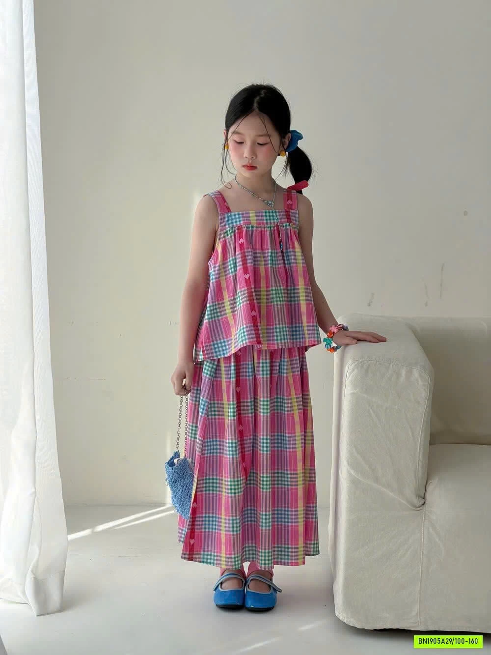 SÉT ÁO MIX CV CARO HỒNG KUMAI