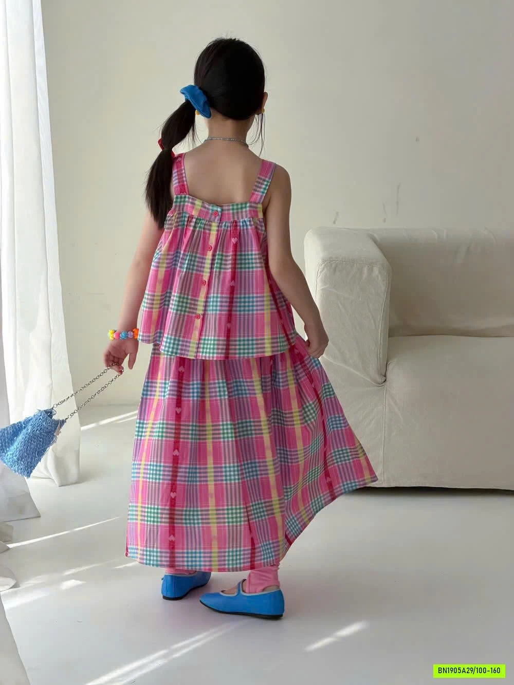 SÉT ÁO MIX CV CARO HỒNG KUMAI